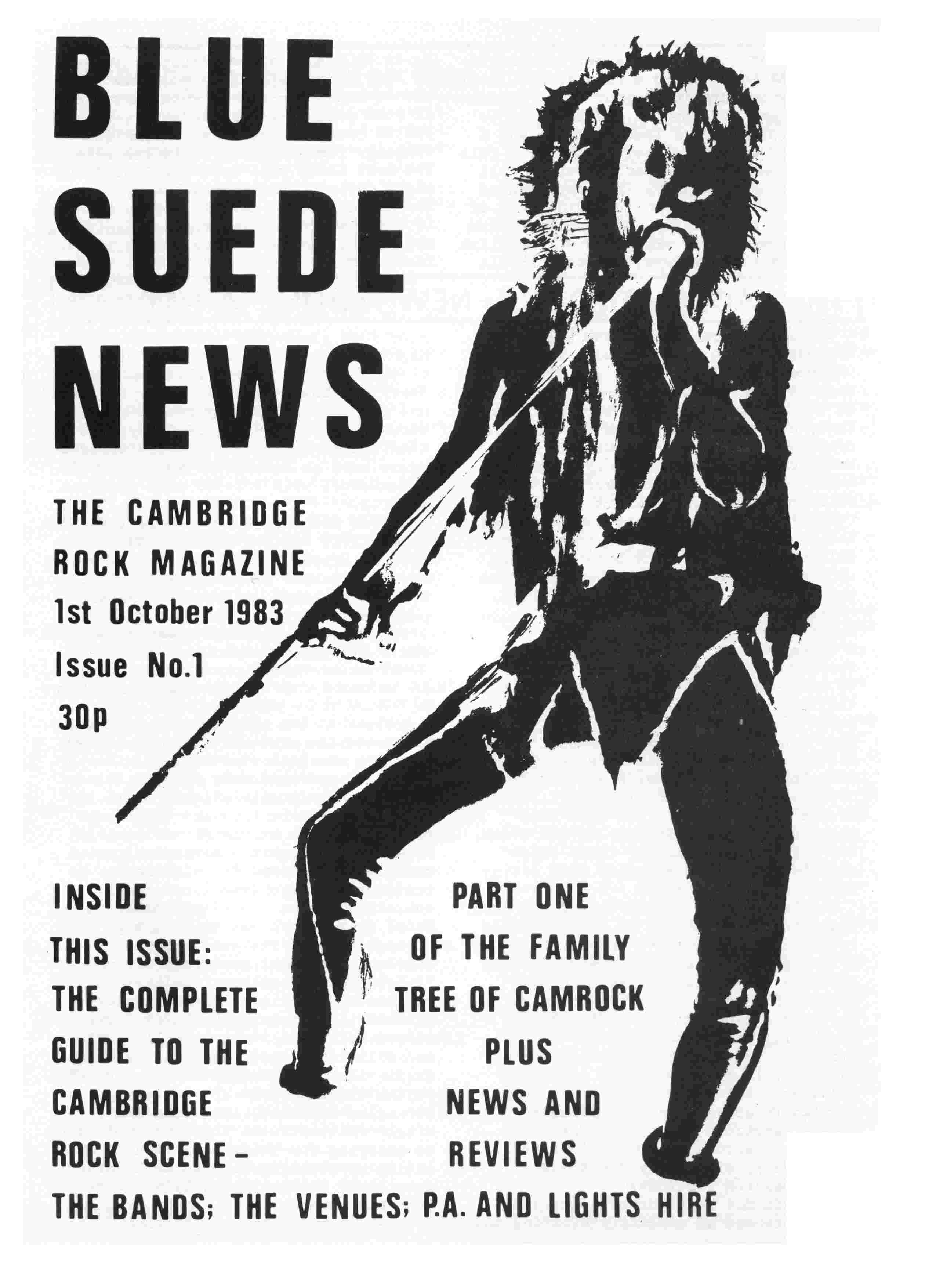 Cover of Blue Suede News Issue 1