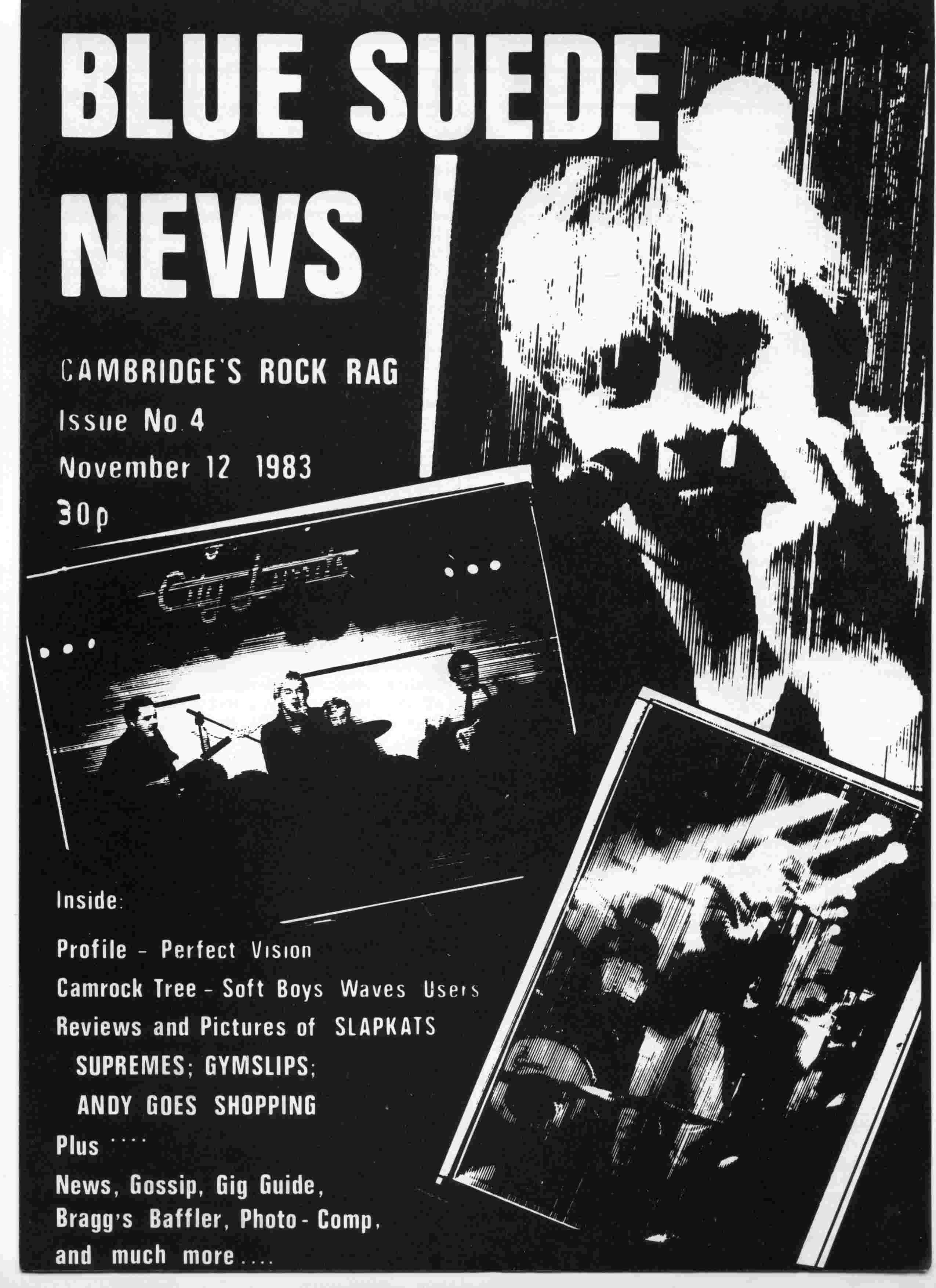 Cover of Blue Suede News Issue 4