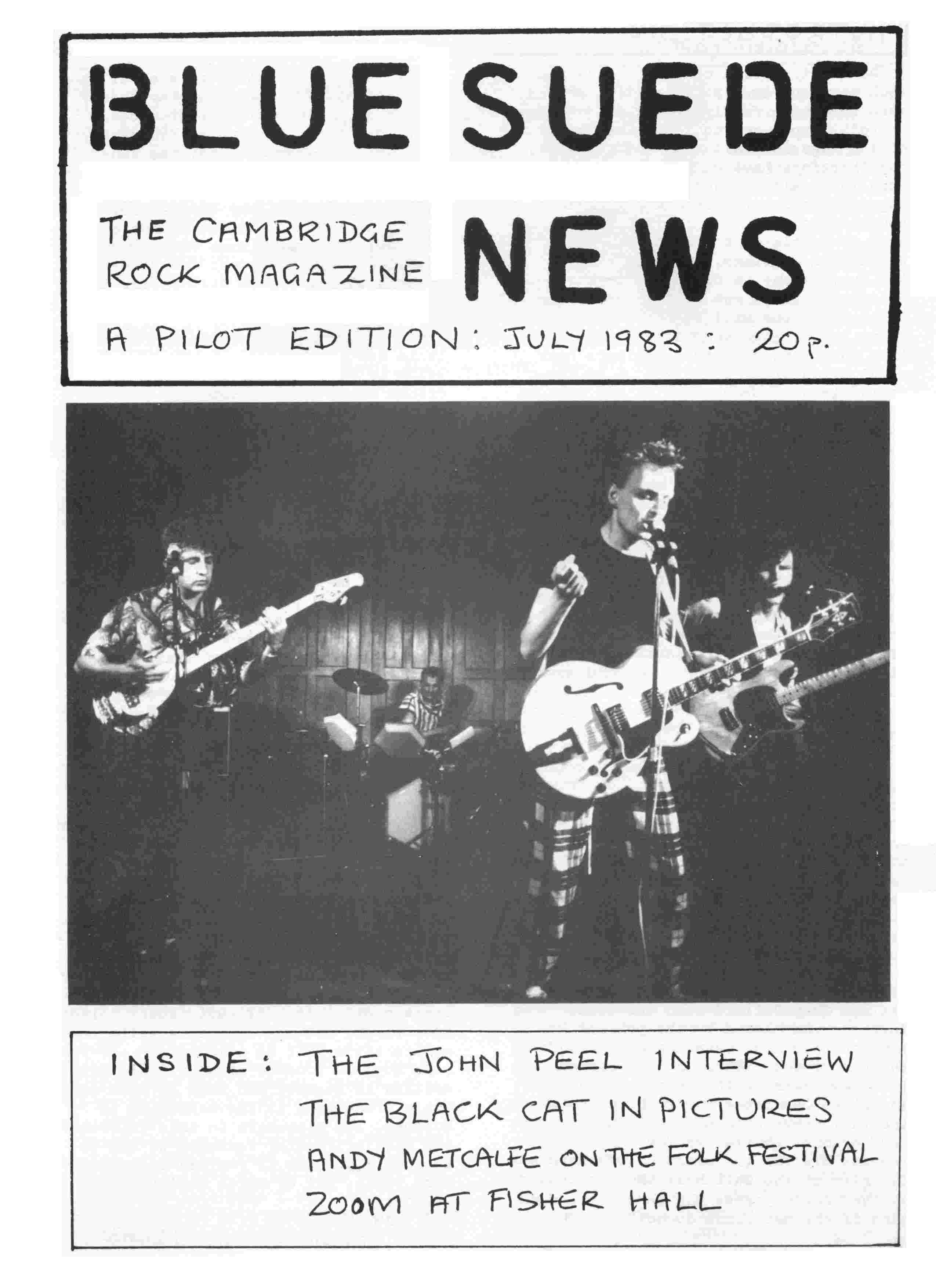Cover of Blue Suede News pilot edition