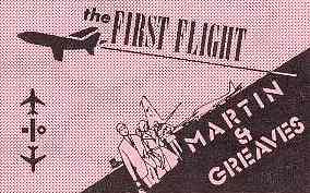 Martin & Greaves First Flight cover